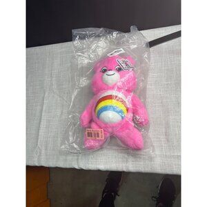 Cheer Bear Care Bears Plush Rainbow Belly Pink Stuffed Toy New In Bag 8 Inch Col